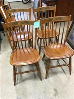 Four matching table chairs