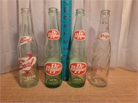 Excel, Dr. Pepper, & Pepsi 10 Ounce Soda Bottle