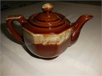 Tea Pot - Chocolate color with light brown