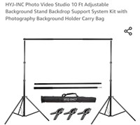 NEW 10' x 6.5' Backdrop Support System w/ Carry