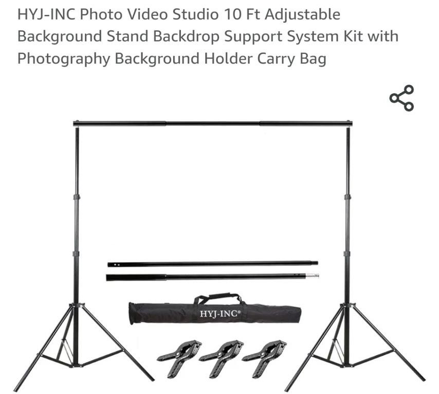 NEW 10' x 6.5' Backdrop Support System w/ Carry