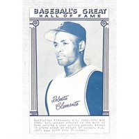 Vintage Hof Baseball Exhibit Roberto Clemente