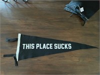 Oxford Pennant 'This Place Sucks' Pennant Flag