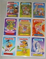 Lot of 9 Garbage Pail Kids Go On Vacation Stickers