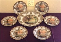 L - LOT OF COLLECTIBLE PLATES (B19)