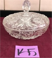 L - COVERED CANDY DISH (K5)