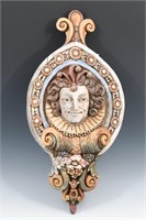 CARVED LOUIS SARVARY JESTER CAROUSEL ORNAMENT