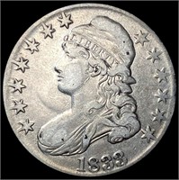 1833 Capped Bust Half Dollar LIGHTLY CIRCULATED