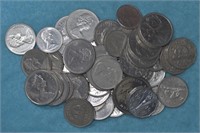 65 Misc Foreign Coins Most Canadian