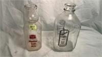 Bakers 1/2 gal milk jug, Meadow Gold Milk bottle