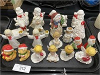 Christmas decorations/figurines.