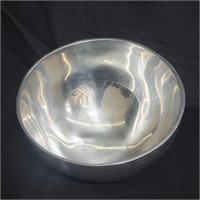 Signed Nambe polished aluminum bowl