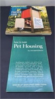 Chicken coop & pet housing book lot