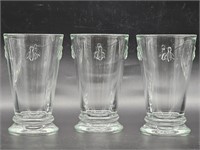 (3) Paris Musees Drinking Glasses w/ Bees