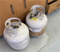 TWO PROPANE TANKS