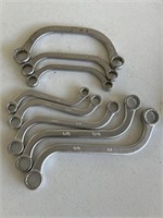 SET OF SAE SPANNER WRENCHES