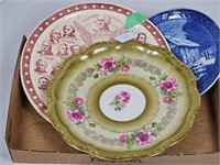 Round China plates plus other china plates
