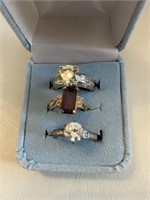 Three Ladies’ Fashion Rings