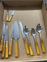 butterscotch bakelite utensils