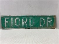 FIORD DRIVE HEAVY METAL EMBOSSED STREET