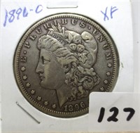 1896-O Morgan silver dollar