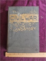 1882 Antique Civil War Song and Story Book