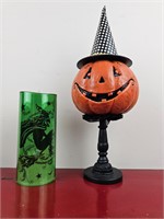 Halloween Party Pumpkin/ Candle-See Pictures