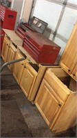 4 HICKORY CABINETS