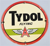 TYDOL FLYING A PORCELAIN SIGN