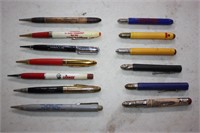 Vintage mechanical pencils and bullet pencils