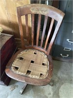 ANTIQUE OFFICE CHAIR (PROJECT PIECE)