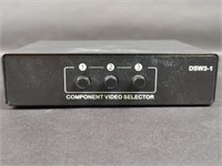 DSW3-1 Video Component AV Switch Box Black