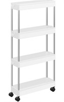 ($39) SONGMICS 4-Tier Slide Out Storage Cart