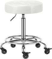 CoVibrant Lockable Rolling Stool  black