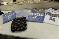 LOT OF "DENVER NUGGETS" SPORTSWEAR