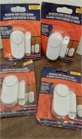 Window and door alarms. Qty 4. New