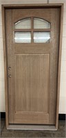 36 x 80 solid mahogany exterior door