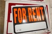 For Rent signs