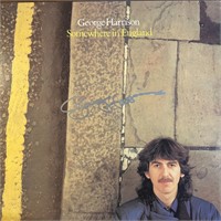 George Harrison Autographed Album Cover