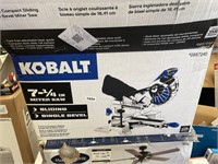 KOBALT 7-1/4’’MITER SAW CONDITION UNKNOWN