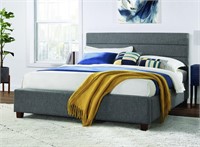 Northridge Grey Fabric Upholstered Queen Bed