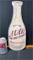 Metal milk sign