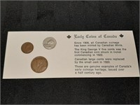 1915-1933 Early Coins Of Canada $.01,$.01 & $.05!