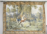 French Tapestry, Romance Scene