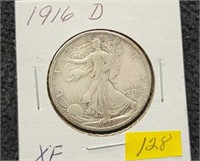 1916D Walking Liberty Half Dollar
