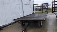 Flat rack wagon wood 20'x9'