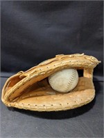 Regent Big Man ball glove, with softball