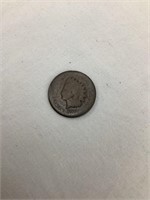 Rare Date 1877 Indian Head Penny
