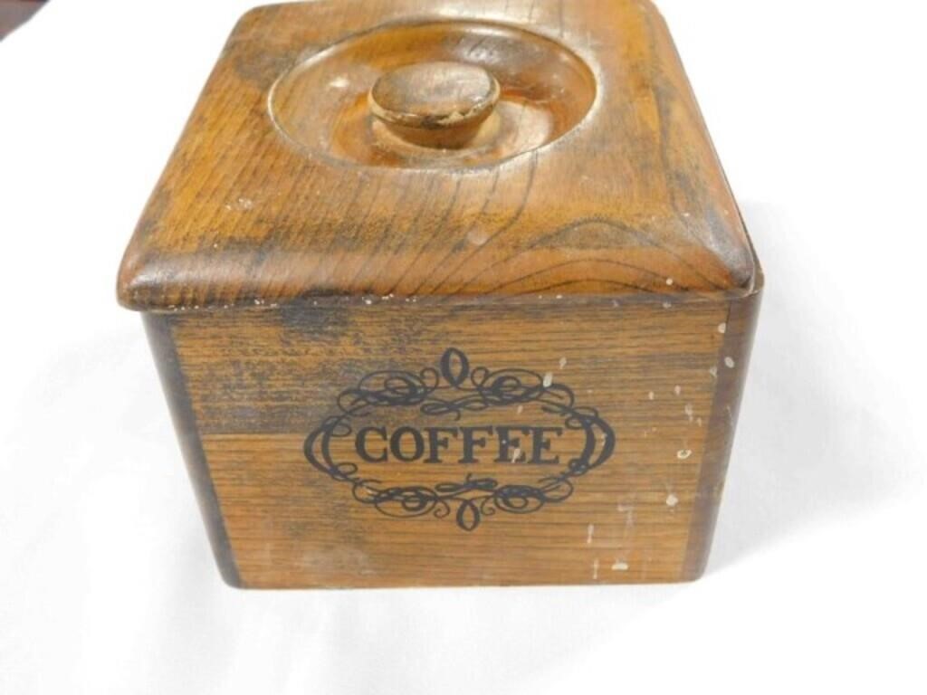 wooden coffee box