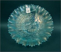 N Peacocks 8 1/2" Bowl w/ PCE and Ribbed Ext. –